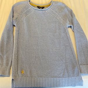Joules light blue knit crew neck sweater